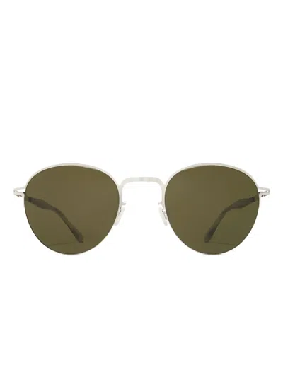 Mykita Tate Round-frame Sunglasses In Silver
