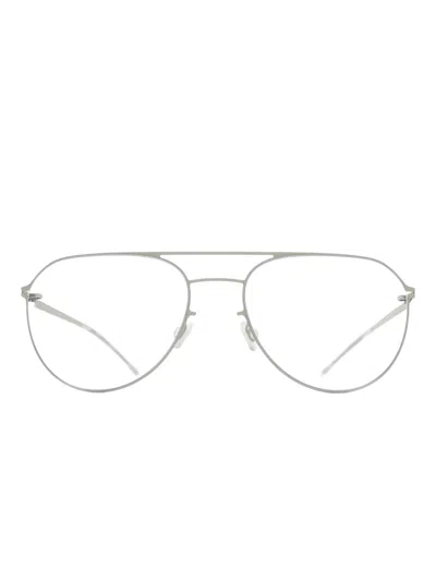 Mykita Tosca Browline Glasses In Silver