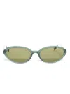 Mykita Toto271 C211 Misty Green Pear In Green