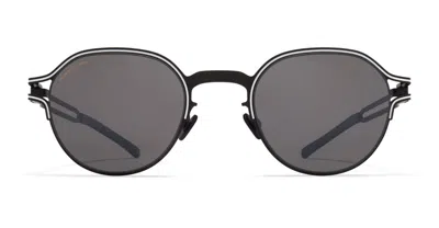 Mykita Vaasa - Black / White Sunglasses In Gray