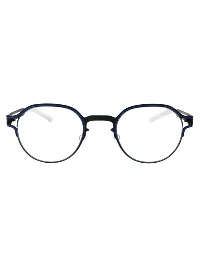 Mykita Vaasa Round-neck Glasses In 蓝色