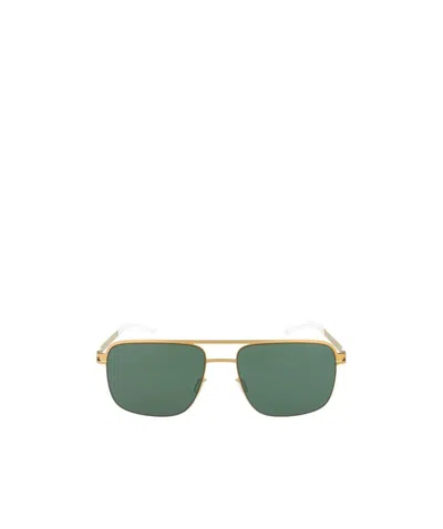 Mykita Wilder Square-frame Sunglasses In Green