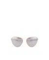 Mykita X Maison Margiela Oval Frame Sunglasses In Gray