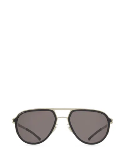 Mykita X Rimowa Heritage Pilot-frame Sunglasses In Black