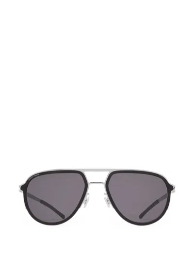 Mykita X Rimowa Heritage Pilot-frame Sunglasses In Black