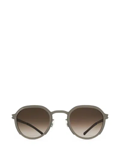 Mykita X Rimowa Heritage Round-frame Sunglasses In Green