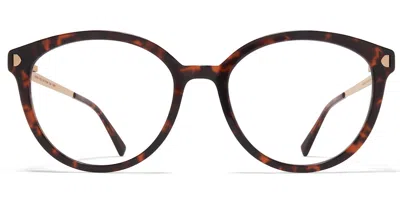 Mykita Yola 392 Women's Glasses Tortoiseshell Size 53 - Free Lenses - Blue Light Block Available In Brown