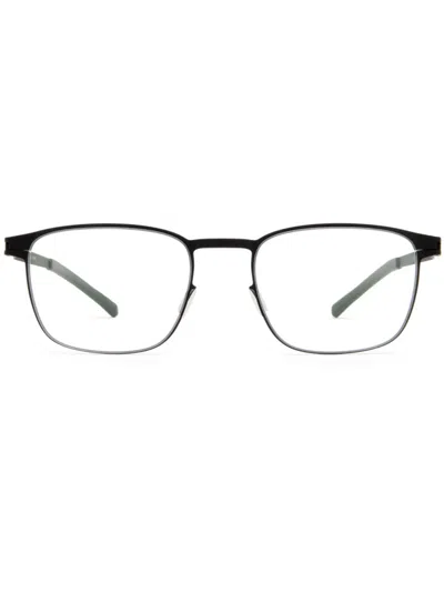 Mykita Yotam Rectangle-frame Glasses In Black