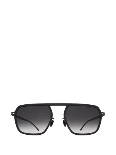 Mykita Yucca Geometric-frame Sunglasses In Black
