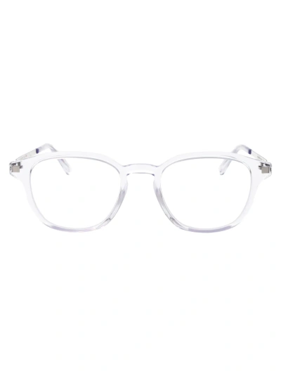 Mykita Yura Glasses In 825 C72 Limpid/shiny Silver Clear