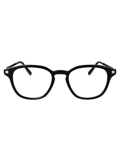 Mykita Yura Glasses In 877 C95 Black/silver/black Clear