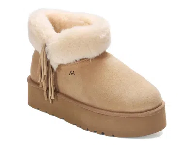 Mykos Amari Wedge Bootie In Brown