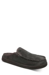 Mykos Craig Faux Shearling Lined Slipper In Gray