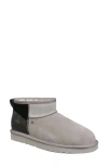 Mykos Genuine Shearling Lined Suede Bootie In Multi