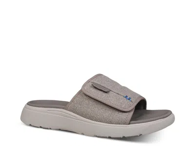 Mykos Gill Slide Sandal In Gray