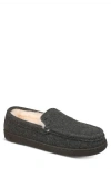 Mykos Harrison Faux Shearling Lined Moc Slipper In Green