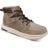 Mykos Lennon High Top Sneaker In Brown