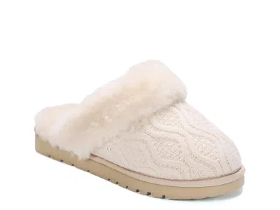 Mykos Lia Slipper In White