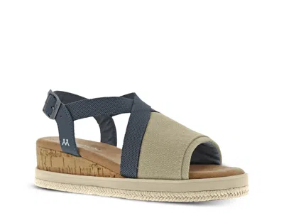 Mykos Orinthia Wedge Sandal In Multi