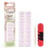Mylee Gel Nail Wraps - Seashell In White