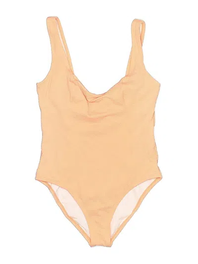 Pre-owned Mynah Bodysuit In Orange