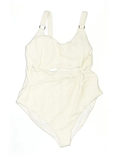 Pre-owned Mynah One Piece Swimsuit In Ivory