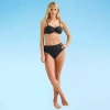 Mynah Womens Lined High Waist Bikini Swimsuit Bottom In Black