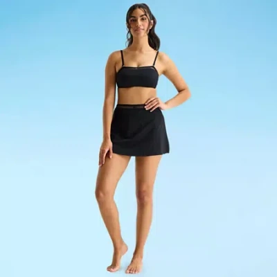 Mynah Womens Swim Skirt In Black