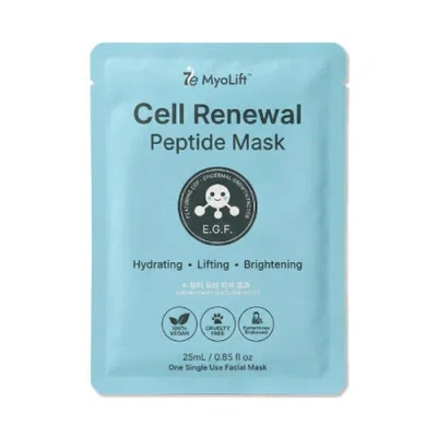 Myolift Cell Renewal Peptide Mask In Transparent