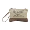 Myra Bag Florentis Pouch In Ivory In Multi