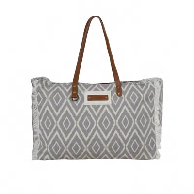 Myra Bag Women's Mist Weaver Weekender In Grey In Gray