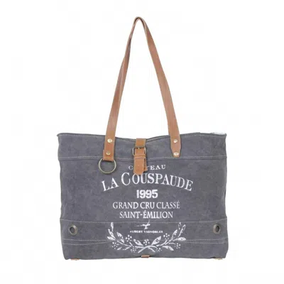 Myra Bags Women's Shadows Tote Bag In Grey In Gray