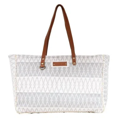 Myra Bags Women's Snowy Weekender Bag In Beige In Sand