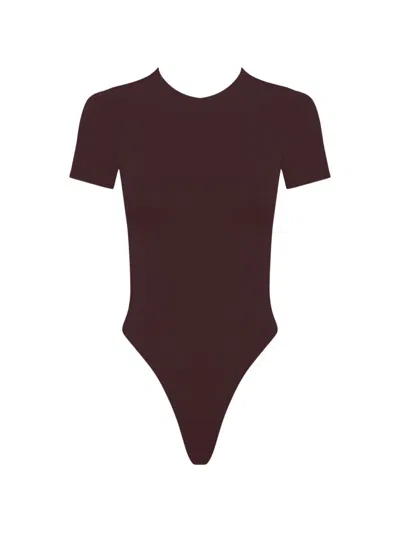 Myra Swim Atlas Cut-out Swimsuit In Brown