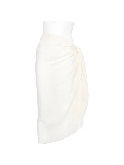Myra Swim Dexter Sarong In White
