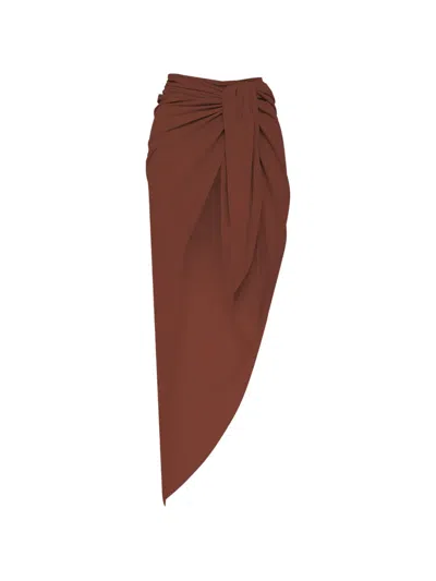 Myra Swim Leon Sarong In Brown
