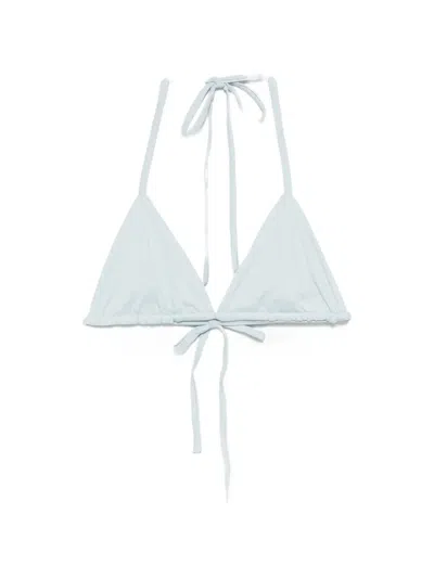 Myra Swim Vera Triangle Bikini Top In Blue