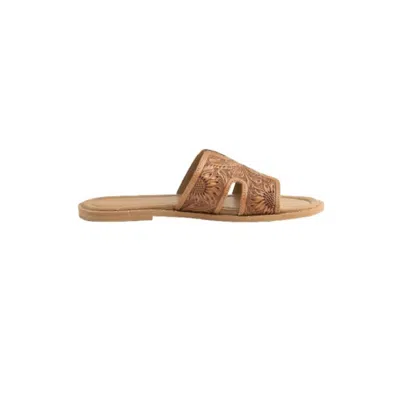 Myra Women's Carmina Sandals In Cognac In Brown