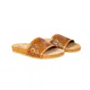 Myra Women's Dottie Hand Tooled Sandals In Caramel In Brown