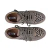 Myra Women's Leather Sneakers In Leopard