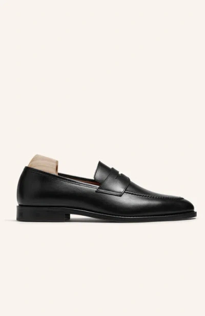 Myrqvist Smögen Ii Penny Loafers In Black
