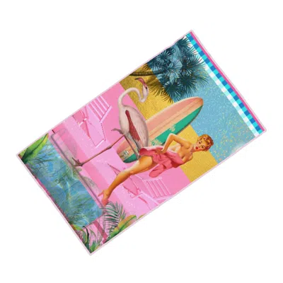 Myrtle & Mary Pink / Purple Barbie Beach Towel
