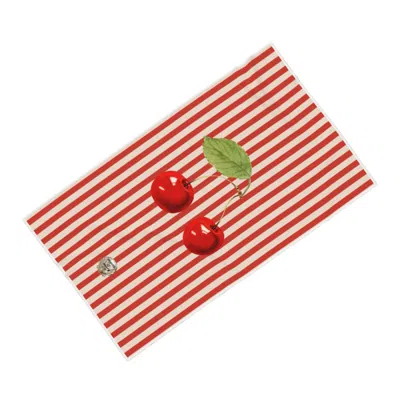 Myrtle & Mary Red Cherry Bomb Beach Towel