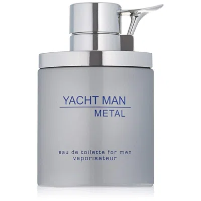 Myrurgia 3.4 oz Yacht Man Metal Edt Spray For Men - Pack Of 2 In White
