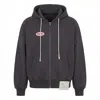 Mysimplicated Grey Dept. Graphite Hoodie In Grey