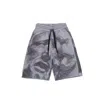 Mysimplicated Men's Black / Grey Bermuda Shorts In Grey - Recycled Fabric In Black/grey