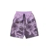 Mysimplicated Men's Black / Pink / Purple Bermuda Shorts In Mauve - Recycled Fabric In Black/pink/purple