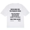 Mysimplicated Men's Black / White Oversized White T-shirt With Kindness Tag Design In Black/white