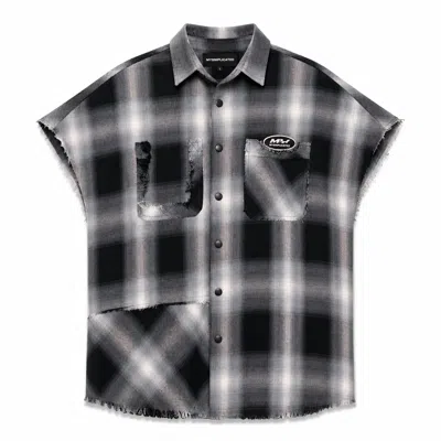 Mysimplicated Men's ® Grey Division Sleeveless Shirt