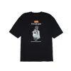 Mysimplicated Men's Oversized T-shirt In Black With Je Ne Sais Quoi Design In Black